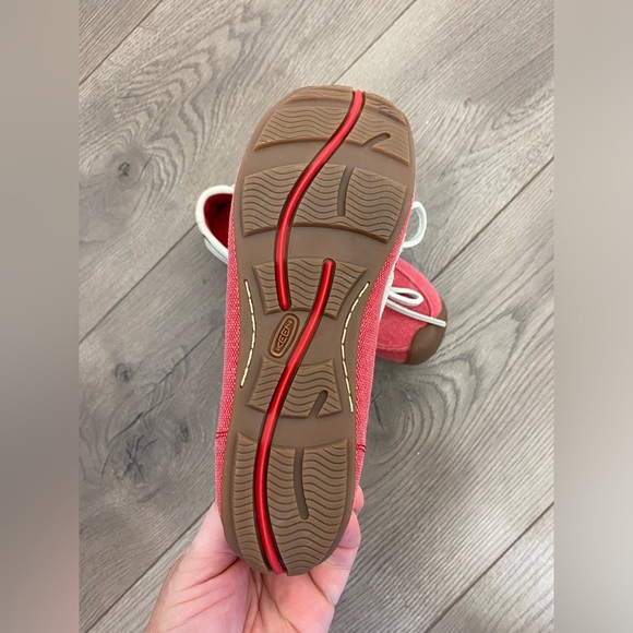 NEW KEEN CATALINA Women Canvas Boat Shoe 5 EUR 35 Leather Trim Comfort Nautical - Picture 13 of 13